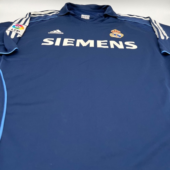 Ronaldo #9 Real Madrid 2005/2006 Away ORIGINAL Adidas VTG Soccer Jersey (L) - Picture 5 of 9